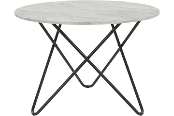 Skyarp Spisebord Rundt 110 cm - Grå/Hvit - Møbler - Bord - Spisebord & kjøkkenbord