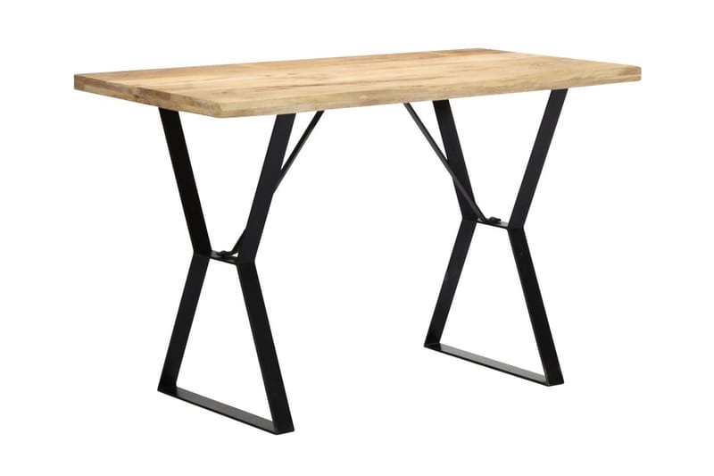 Spisebord 120x60x76 cm heltre mango - Brun - Spisebord & kjøkkenbord