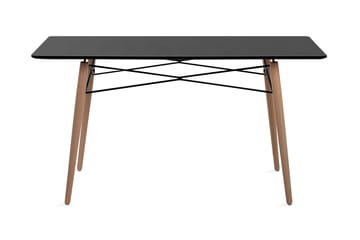 Spisebord 140 x 80 cm svart BIONDI - Svart - Møbler - Bord - Spisebord & kjøkkenbord