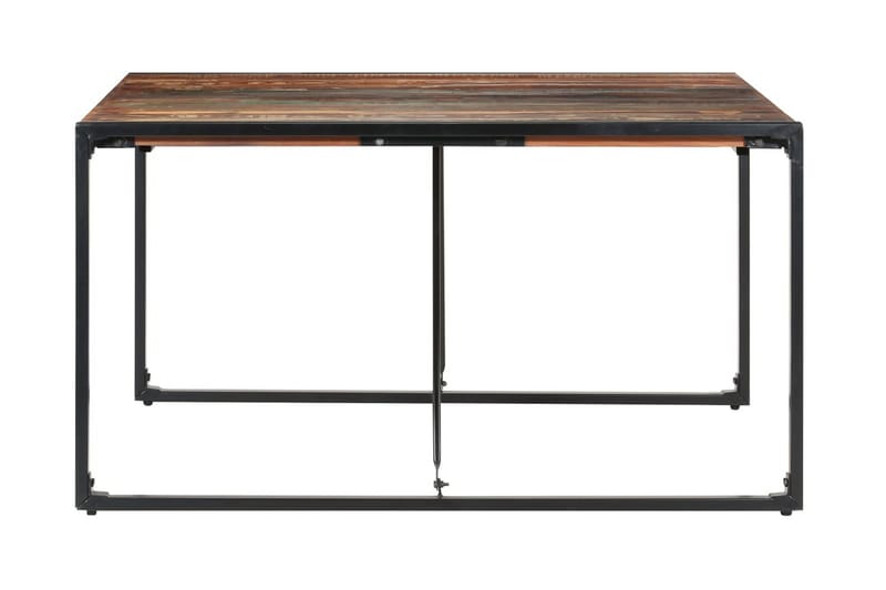Spisebord 140x140x75 cm gjenvunnet heltre - Flerfarget - Spisebord & kjøkkenbord