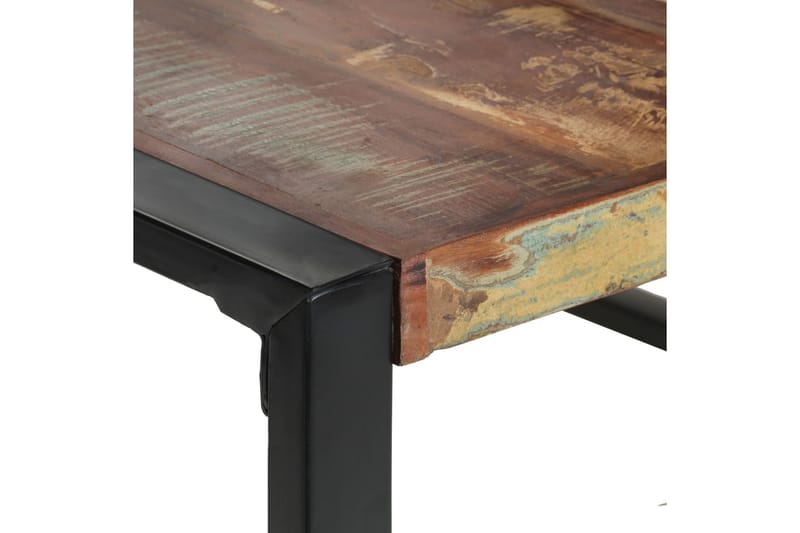 Spisebord 140x140x75 cm gjenvunnet heltre - Flerfarget - Spisebord & kjøkkenbord