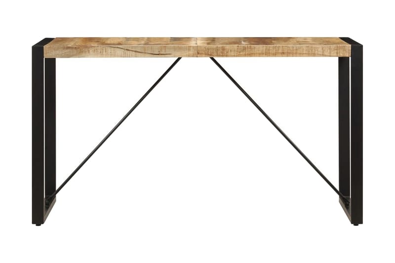 Spisebord 140x70x75 cm heltre mango - Brun - Spisebord & kjøkkenbord