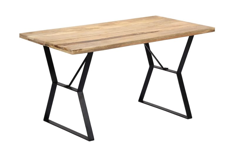 Spisebord 140x80x76 cm heltre mango - Brun - Spisebord & kjøkkenbord