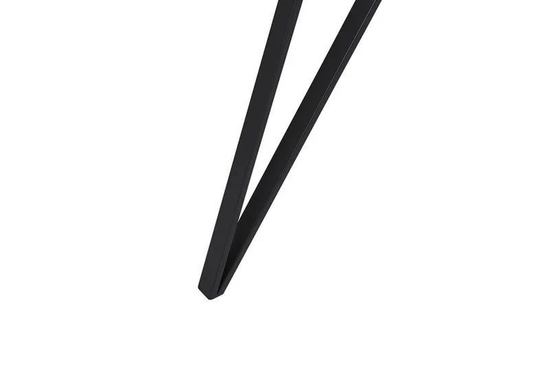 Spisebord 150 x 80 cm marmoreffekt / svart MOLDEN - Hvit - Møbler - Bord - Spisebord & kjøkkenbord