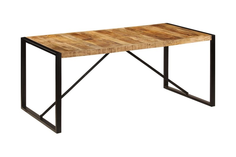 Spisebord 180x90x75 cm heltre mango - Brun - Spisebord & kjøkkenbord