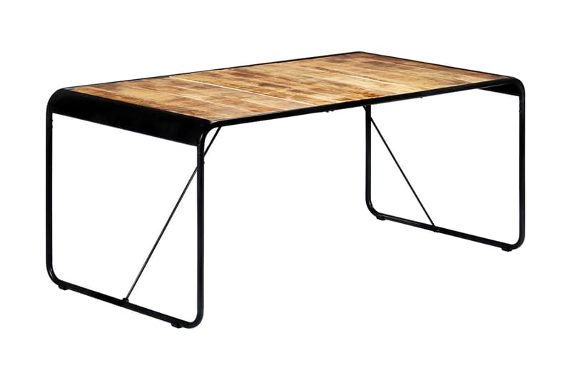 Spisebord 180x90x76 cm grovt heltre mango - Spisebord & kjøkkenbord