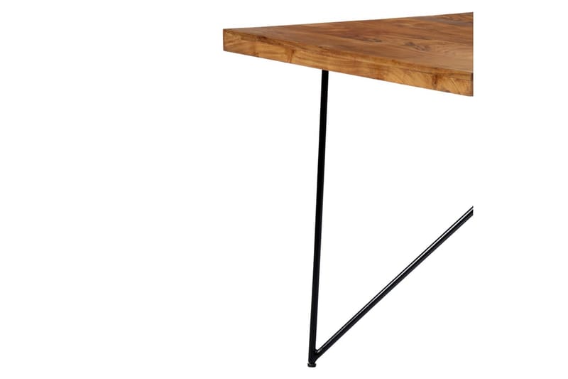 Spisebord 180x90x76 cm heltre akasie - Brun - Spisebord & kjøkkenbord