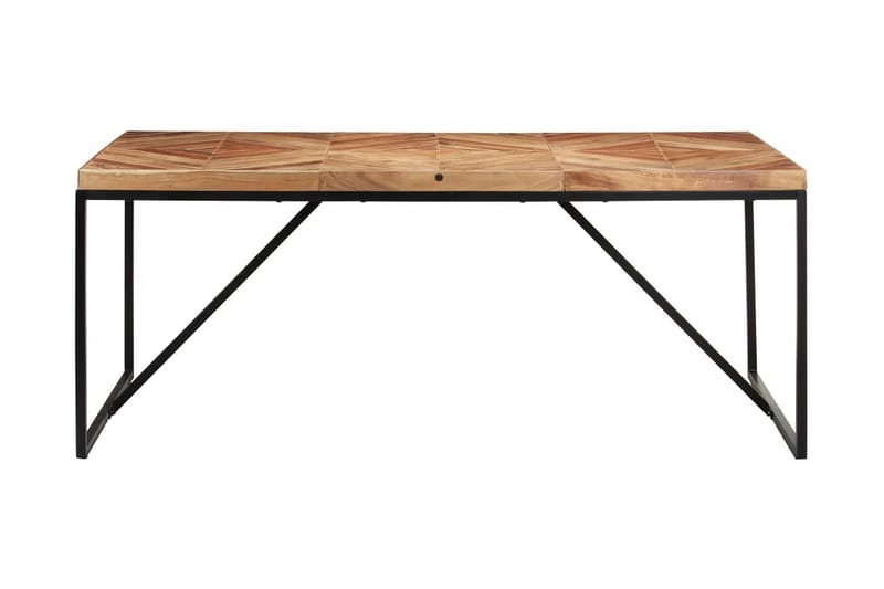 Spisebord 180x90x76 cm heltre akasie og mango - Brun - Spisebord & kjøkkenbord