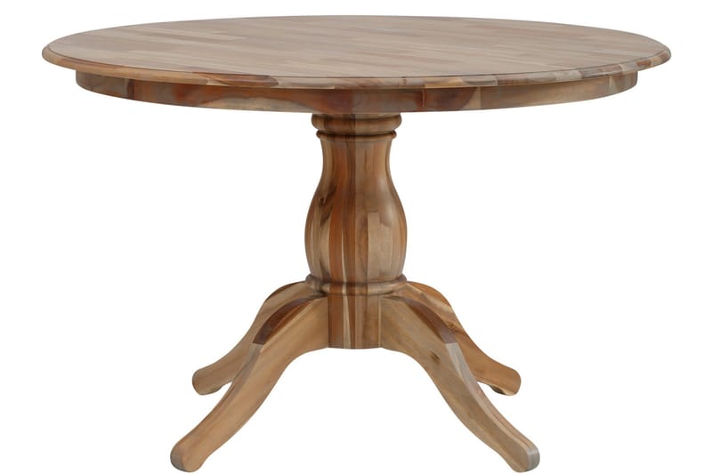 Spisebord Alassio Rundt 120 cm - Brun - Spisebord & kjøkkenbord