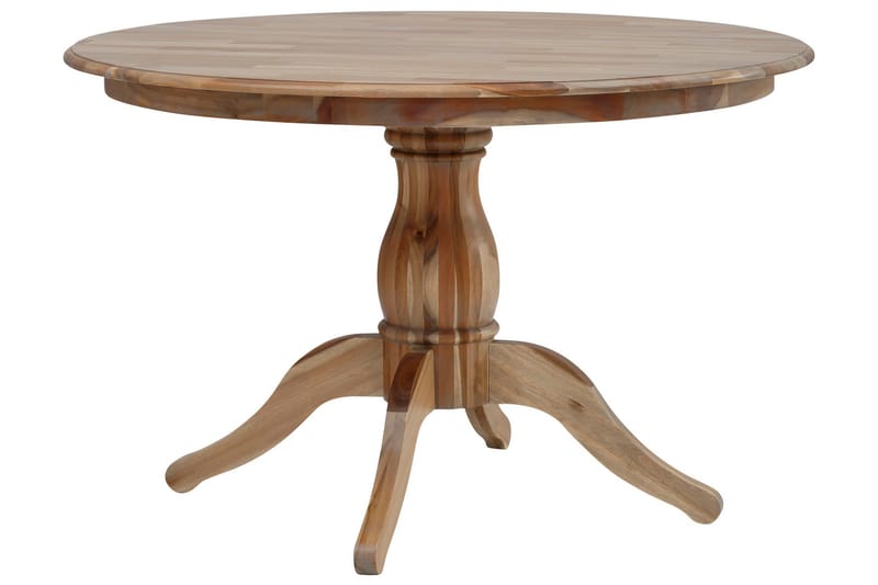 Spisebord Alassio Rundt 120 cm - Brun - Spisebord & kjøkkenbord