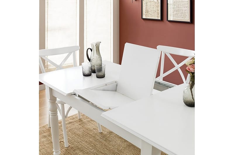 Spisebord Albero 80 cm - Hvit - Spisebord & kjøkkenbord
