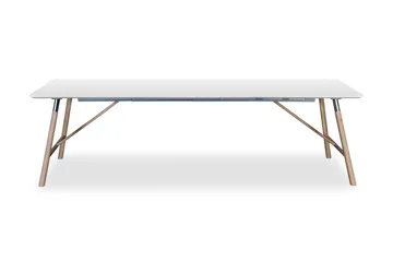 Spisebord Andrarum Waltham Uttrekkbart spisebord 180 cm Hvit - Møbler - Bord - Spisebord & kjøkkenbord