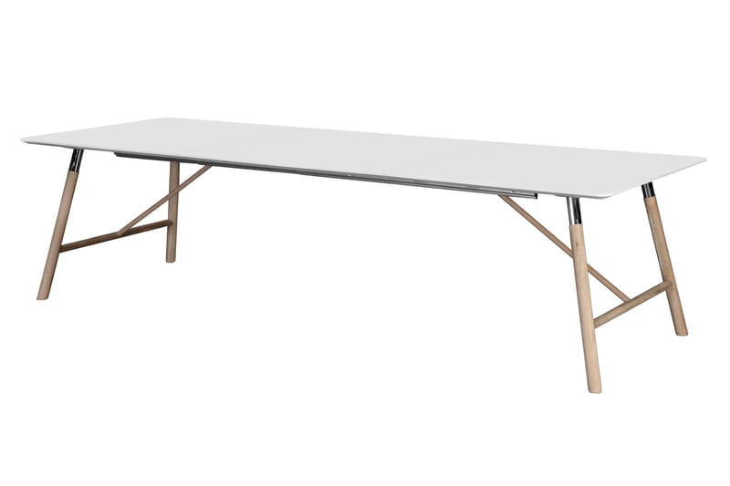 Spisebord Andrarum Waltham Uttrekkbart spisebord 180 cm Hvit - Møbler - Bord - Spisebord & kjøkkenbord