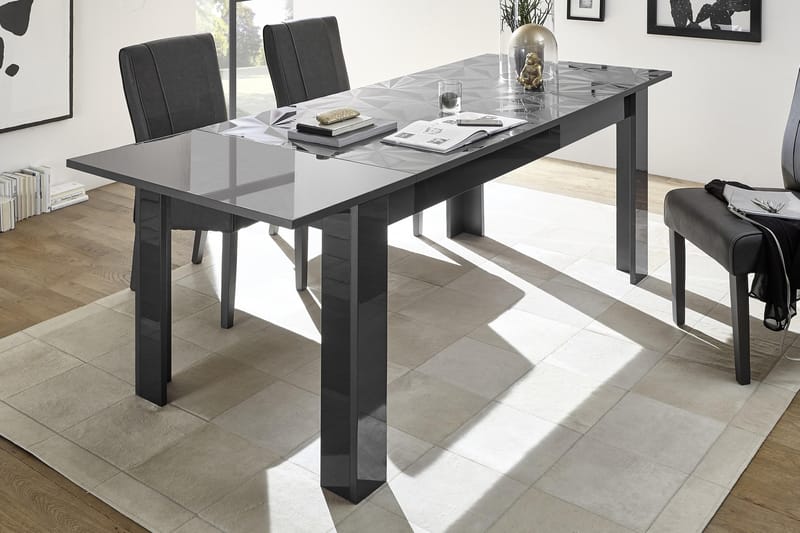 Spisebord Ayaka Forlengningsbart 137 cm - Grå - Spisebord & kjøkkenbord