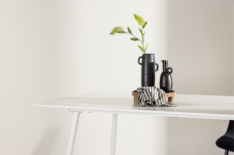 Spisebord Azuer 180x90 cm Hvit - Venture Home - Spisebord & kjøkkenbord