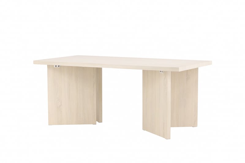 Spisebord Bassholmen 180x90 cm Whitewash - Venture Home - Spisebord & kjøkkenbord