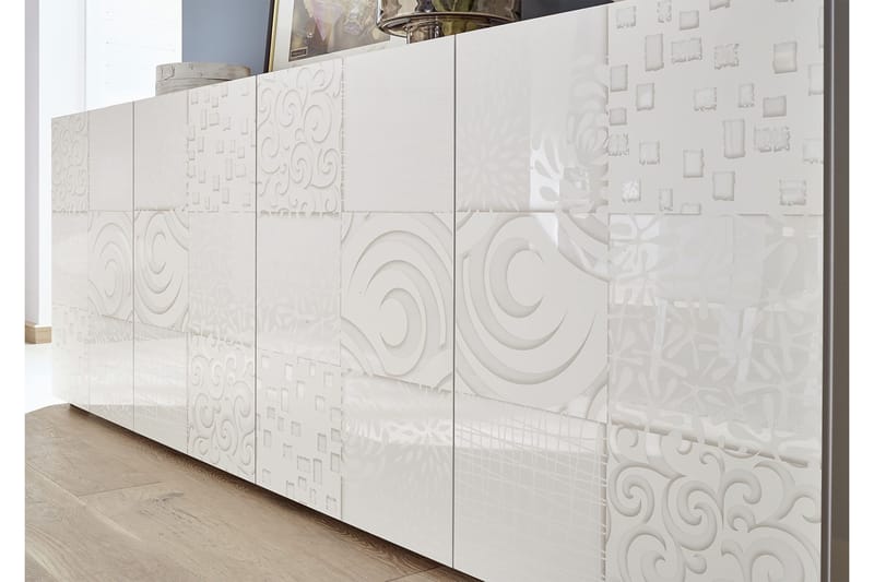 Spisebord Bayoner Forlengningsbart 180 cm - Hvit - Spisebord & kjøkkenbord