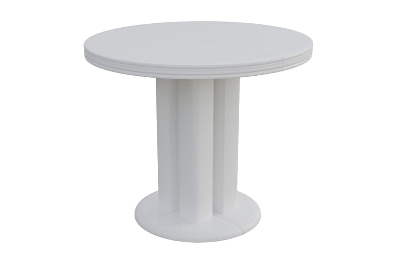 Spisebord Blumea 90x90x76 cm - Hvit - Spisebord & kjøkkenbord