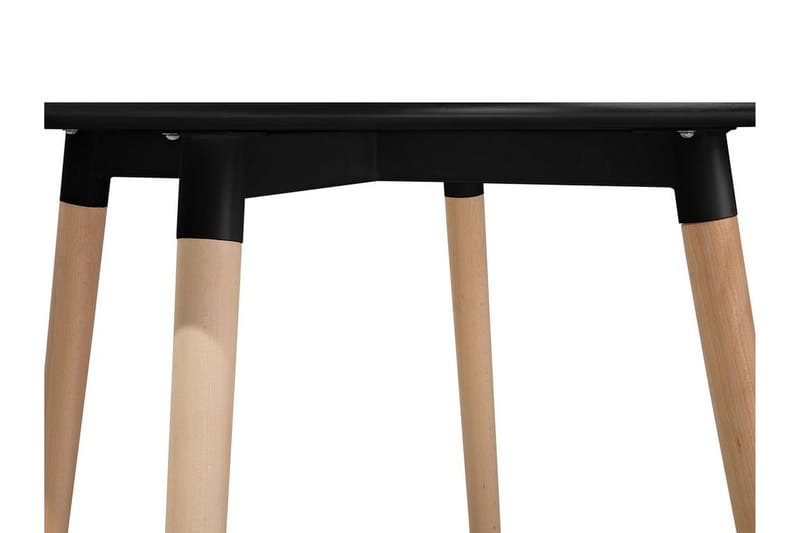 Spisebord Bovio 90 cm - Svart - Spisebord & kjøkkenbord
