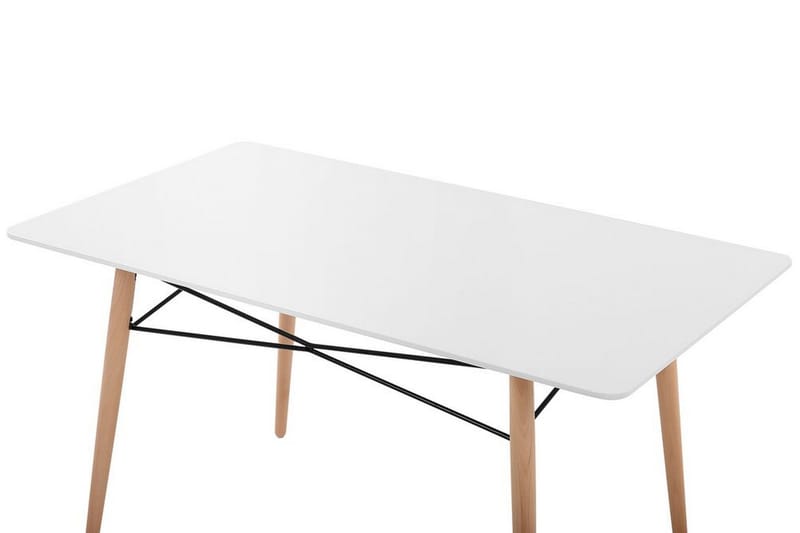 Spisebord Brayshaw 140x80 cm - Hvit - Spisebord & kjøkkenbord