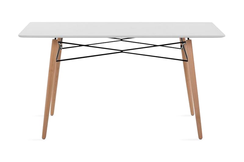 Spisebord Brayshaw 140x80 cm - Hvit - Spisebord & kjøkkenbord