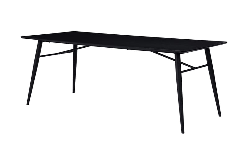 Spisebord Breyawna 200 cm - Svart - Spisebord & kjøkkenbord