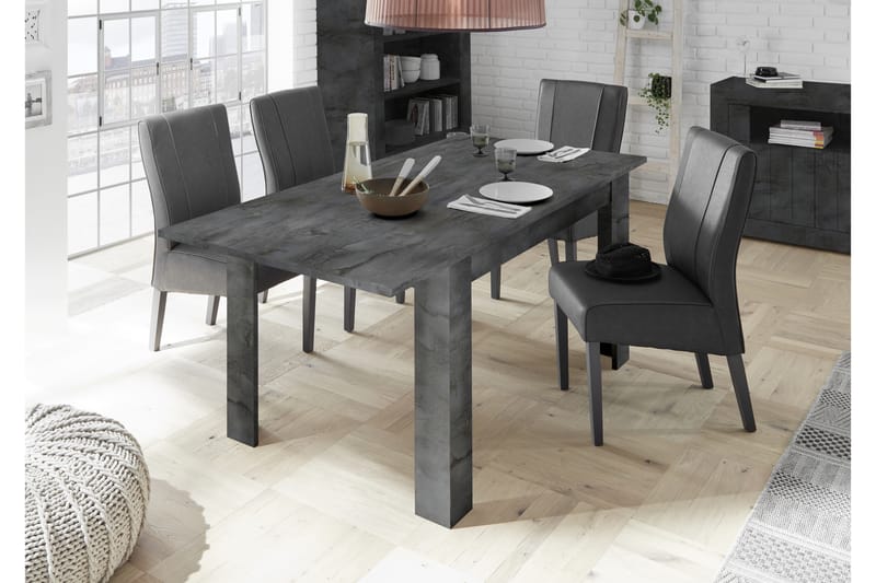 Spisebord Calpino Forlengningsbart 137 cm - Grå - Marmorbord - Spisebord & kjøkkenbord