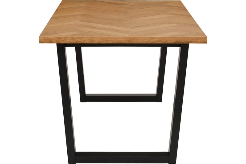 Spisebord Campobos 140 cm - Natur/Svart - Spisebord & kjøkkenbord