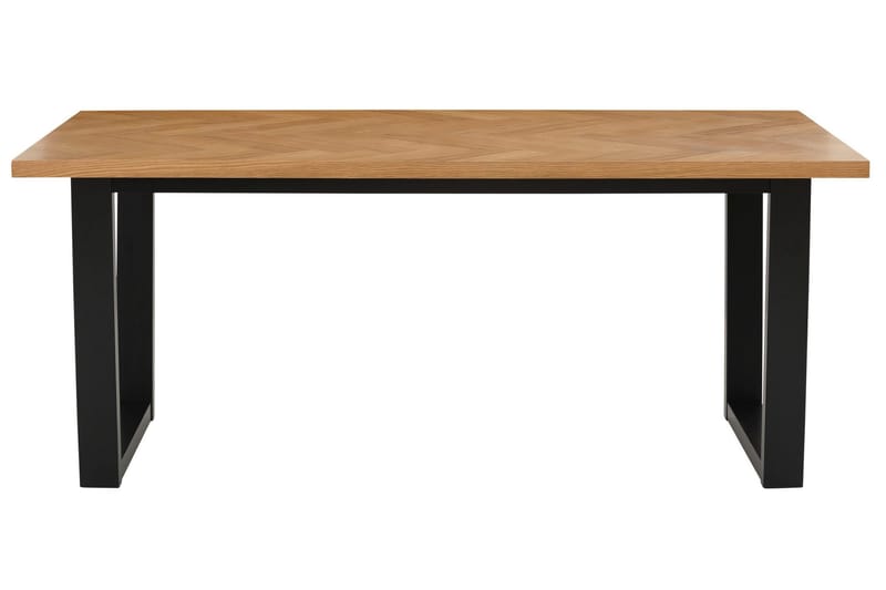 Spisebord Campobos 180 cm - Natur/Svart - Spisebord & kjøkkenbord