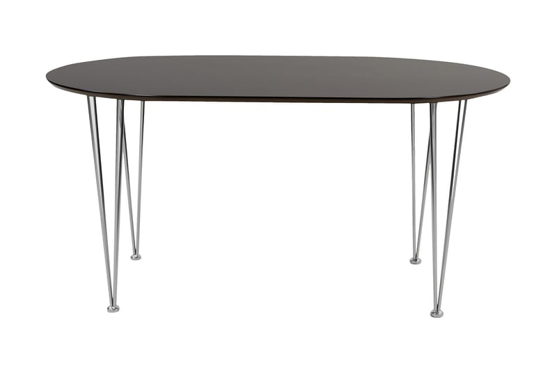 Spisebord Canticum Valnøtt - Krom|Brun - Spisebord & kjøkkenbord