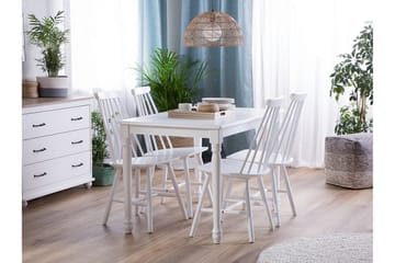 Spisebord Cary 120 cm - Hvit - Møbler - Bord - Spisebord & kjøkkenbord