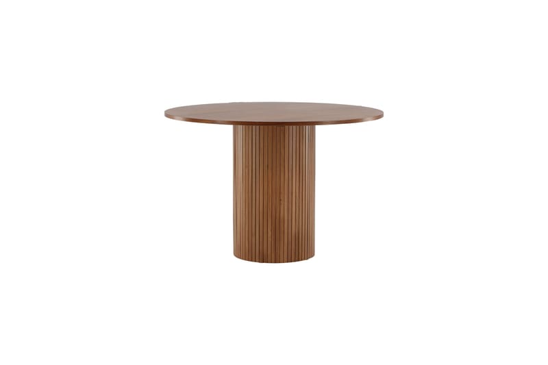 Spisebord Cinaba 110 cm Rundt - Valnøttsbrun - Spisebord & kjøkkenbord