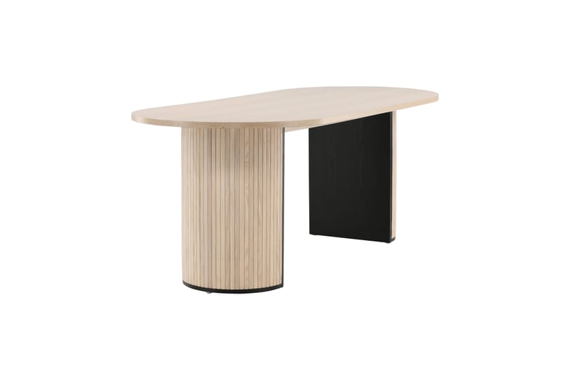 Spisebord Cinaba 200 cm Ovalt Beige - Spisebord & kjøkkenbord