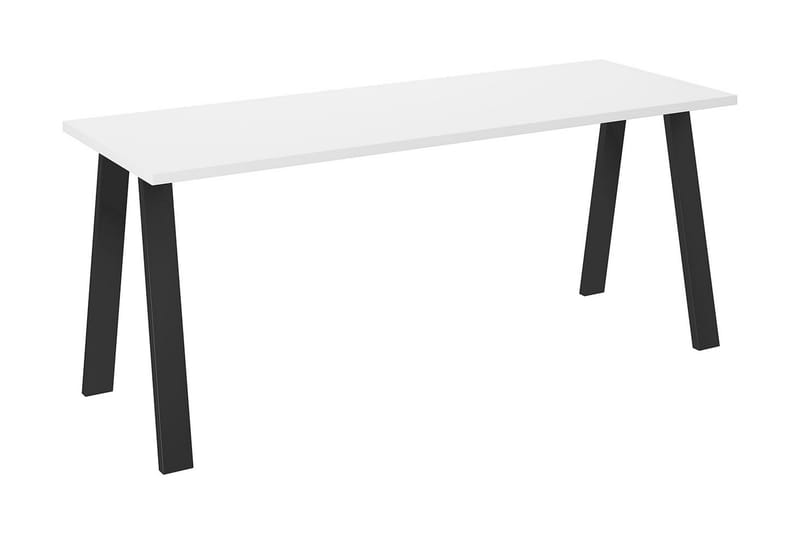 Spisebord Cisy 185 cm - Hvit/Svart - Spisebord & kjøkkenbord