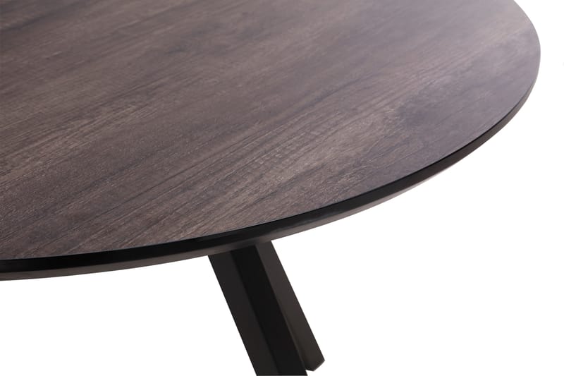 Spisebord Cress 100 cm - Brun/Svart - Spisebord & kjøkkenbord