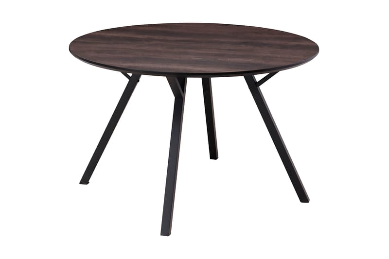 Spisebord Cress 120 cm - Brun/Svart - Spisebord & kjøkkenbord