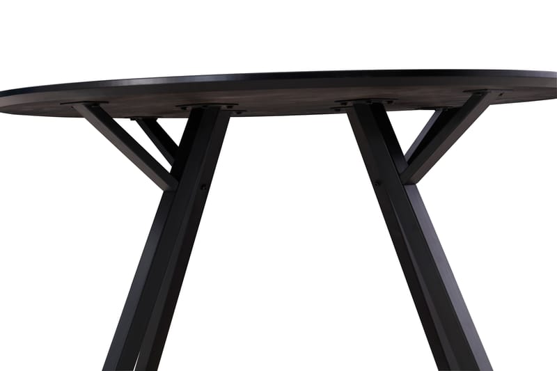 Spisebord Cress 120 cm - Brun/Svart - Spisebord & kjøkkenbord
