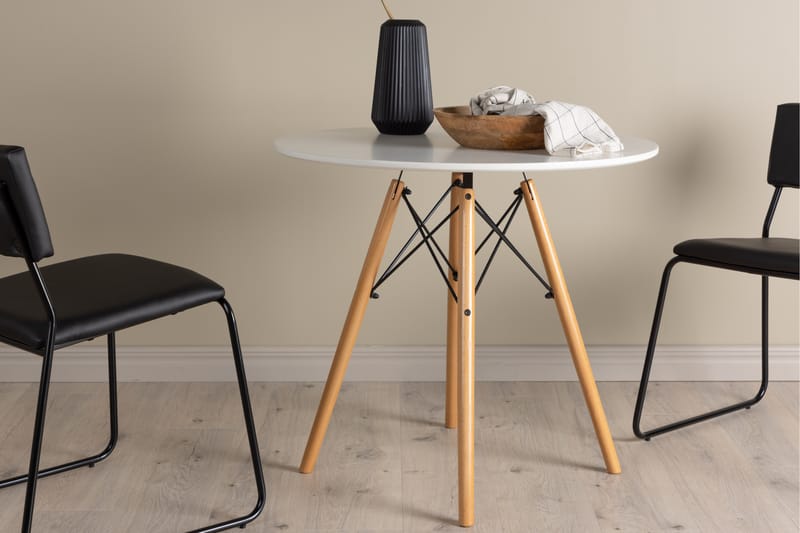Spisebord Danburi 60 cm Hvit - Venture Home - Spisebord & kjøkkenbord