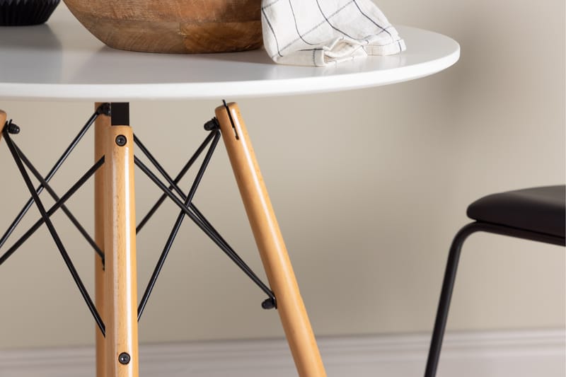 Spisebord Danburi 60 cm Hvit - Venture Home - Spisebord & kjøkkenbord