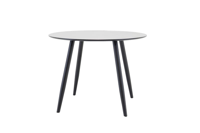 Spisebord Deandra 100x100 cm Svart - Venture Home - Spisebord & kjøkkenbord