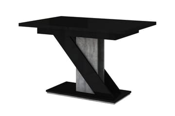 Spisebord Denogal 80 cm - Sort høyglans - Møbler - Bord - Spisebord & kjøkkenbord