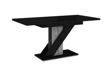 Spisebord Denogal 80 cm - Sort høyglans - Møbler - Bord - Spisebord & kjøkkenbord
