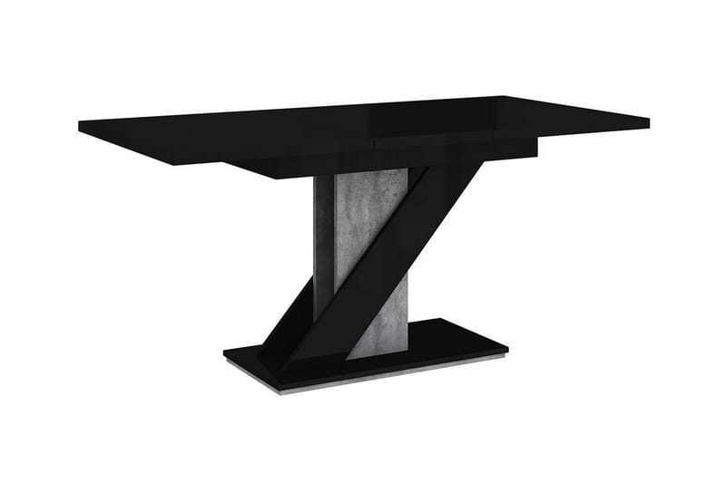 Spisebord Denogal 80 cm - Sort høyglans - Møbler - Bord - Spisebord & kjøkkenbord