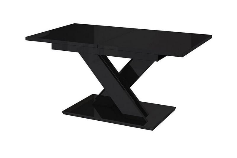 Spisebord Denogal 80 cm - Sort høyglans - Møbler - Bord - Spisebord & kjøkkenbord