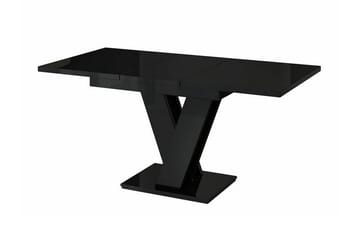 Spisebord Denogal 80 cm - Sort høyglans - Møbler - Bord - Spisebord & kjøkkenbord