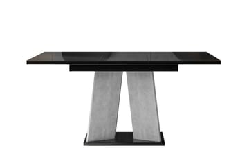 Spisebord Denogal 90 cm - Sort høyglans - Møbler - Bord - Spisebord & kjøkkenbord