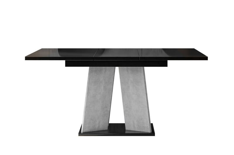 Spisebord Denogal 90 cm - Sort høyglans - Møbler - Bord - Spisebord & kjøkkenbord