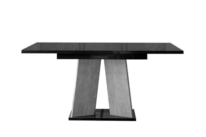 Spisebord Denogal 90 cm - Sort høyglans - Møbler - Bord - Spisebord & kjøkkenbord