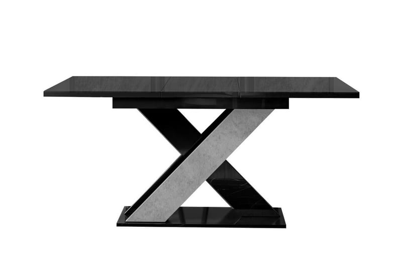 Spisebord Denogal 90 cm - Sort høyglans - Møbler - Bord - Spisebord & kjøkkenbord