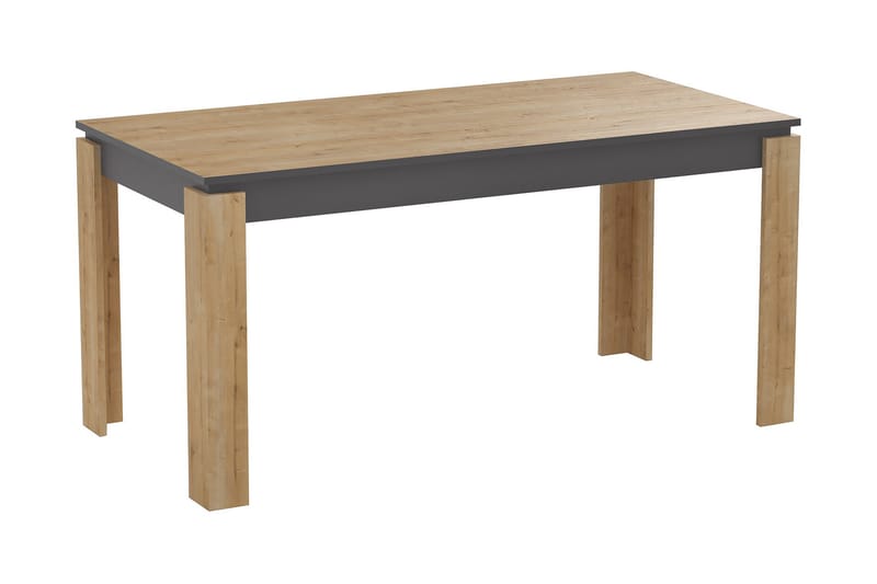 Spisebord Dumö 160 cm - Brun|Grå - Spisebord & kjøkkenbord